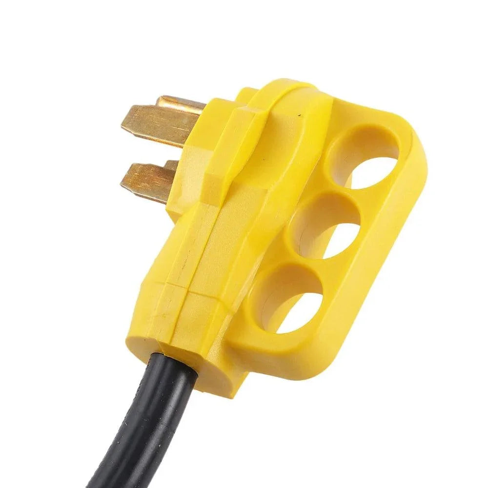 Auxbeam 50 Amp Male to 30 Amp Female Adapter RV Electrical Converter Cord Cable