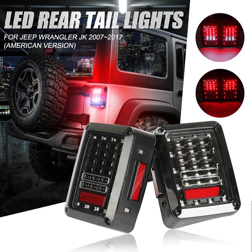 Auxbeam 7'' LED Headlight Replacement for Jeep Wrangler JK