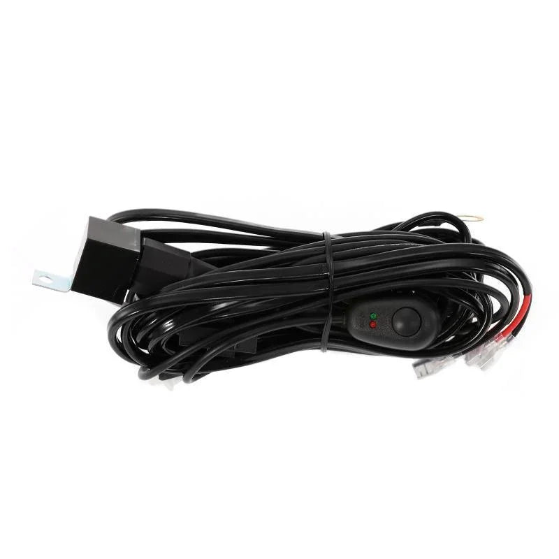 LED Light Bar Wiring Harness Kit with Fuse 12V 40A Relay ON/OFF Switch