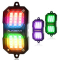 Auxbeam Vibrant Series RGB LED Rock Lights Kit Multicolor Neon Underglow Lights
