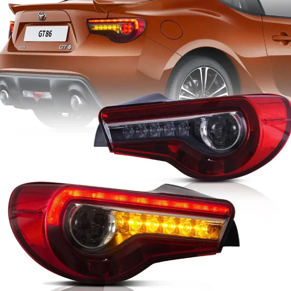 Vland Sequential LED Tail Lights for 2012-2021 Toyota 86, Subaru BRZ, Scion FR-S