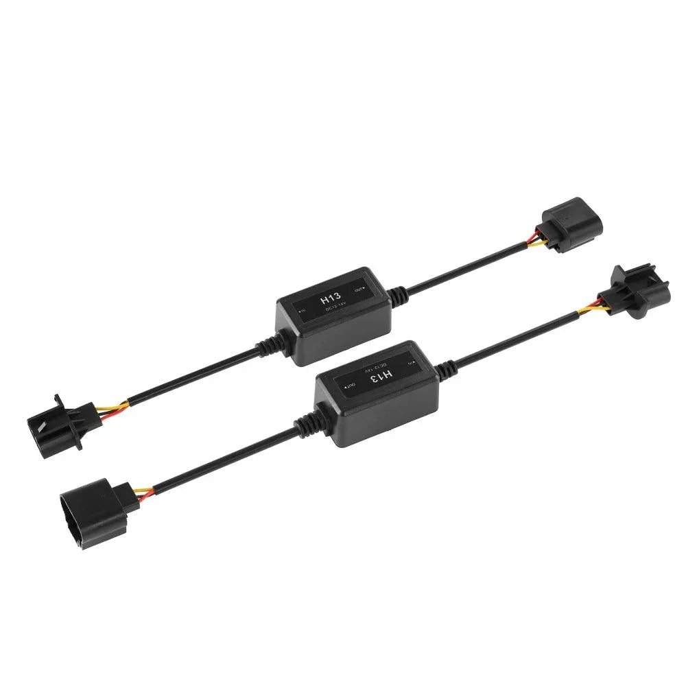 Auxbeam H13/9008 C10-MODEL Enhanced LED Headlight Bulbs Decoder Anti-Flicker