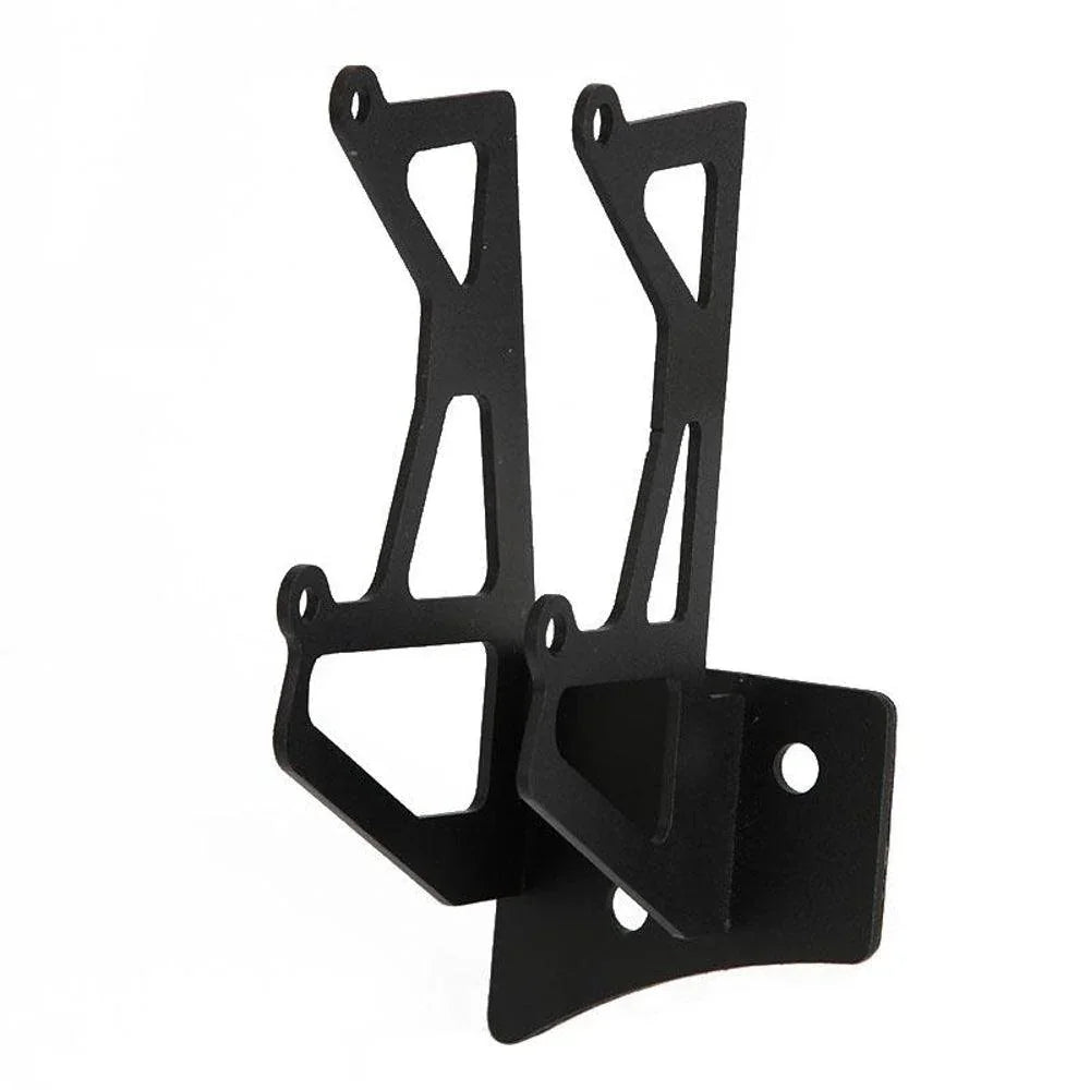 Auxbeam Dual A-Pillar Pods Light Windshield Mount for Jeep Wrangler 2007-2015