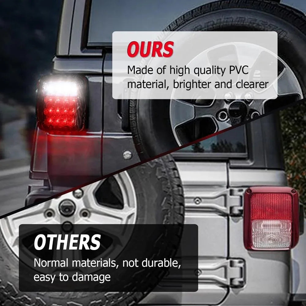 Auxbeam Universal Tail Lights for Jeep Wrangler YJ TJ CJ Truck Trailer Boat
