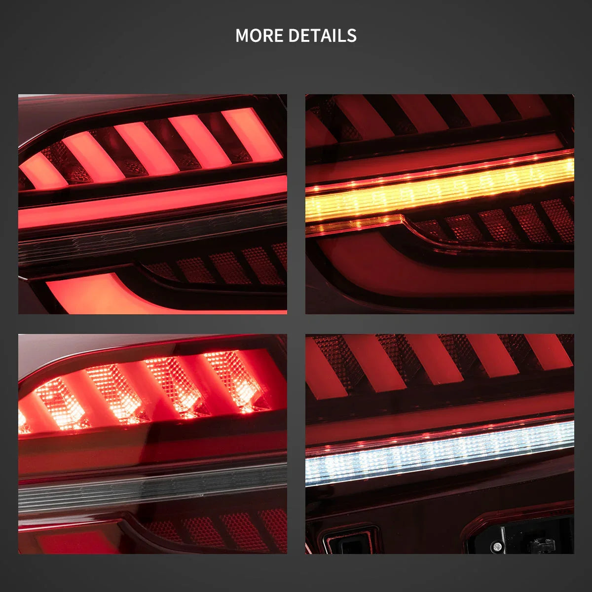 Vland LED Tail Light Assembly for 2018-2022 Honda Accord 10th Gen