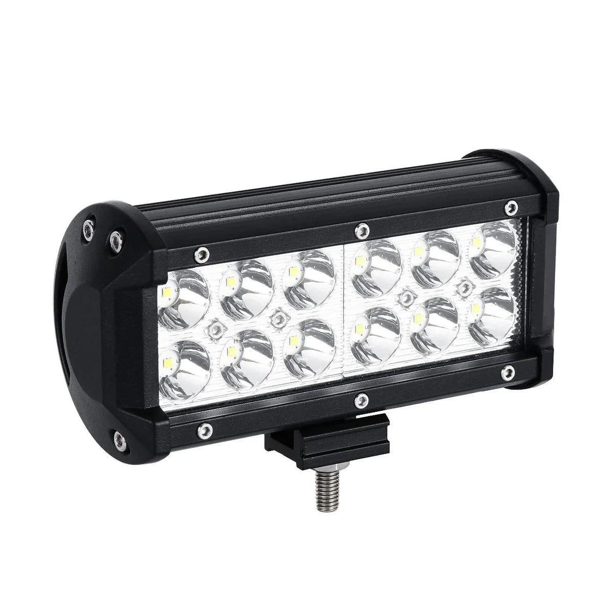 Auxbeam 6.5 inch Classic-SM Series Dual Row LED Light Bar 6000K White Spot/Flood