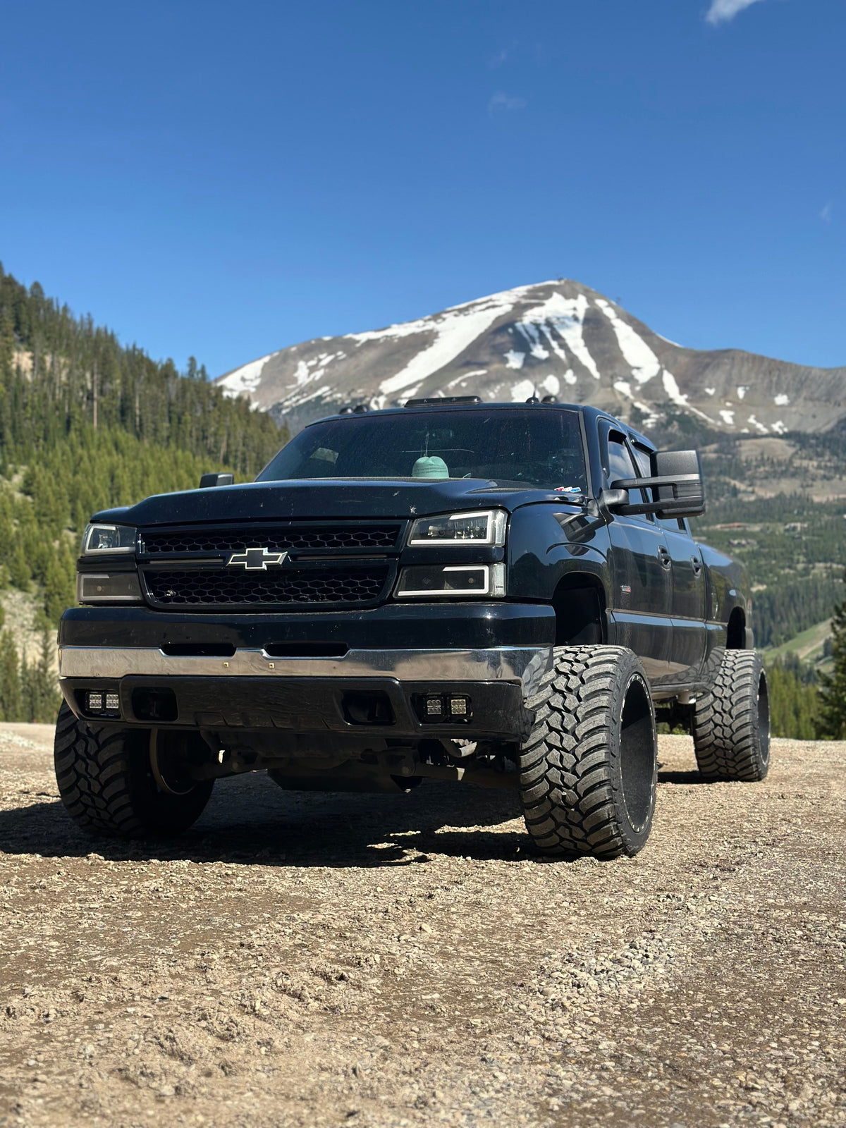 FCK Lightbars Fog Light Brackets for 2002-2006 Silverado/Sierra/Avalanche