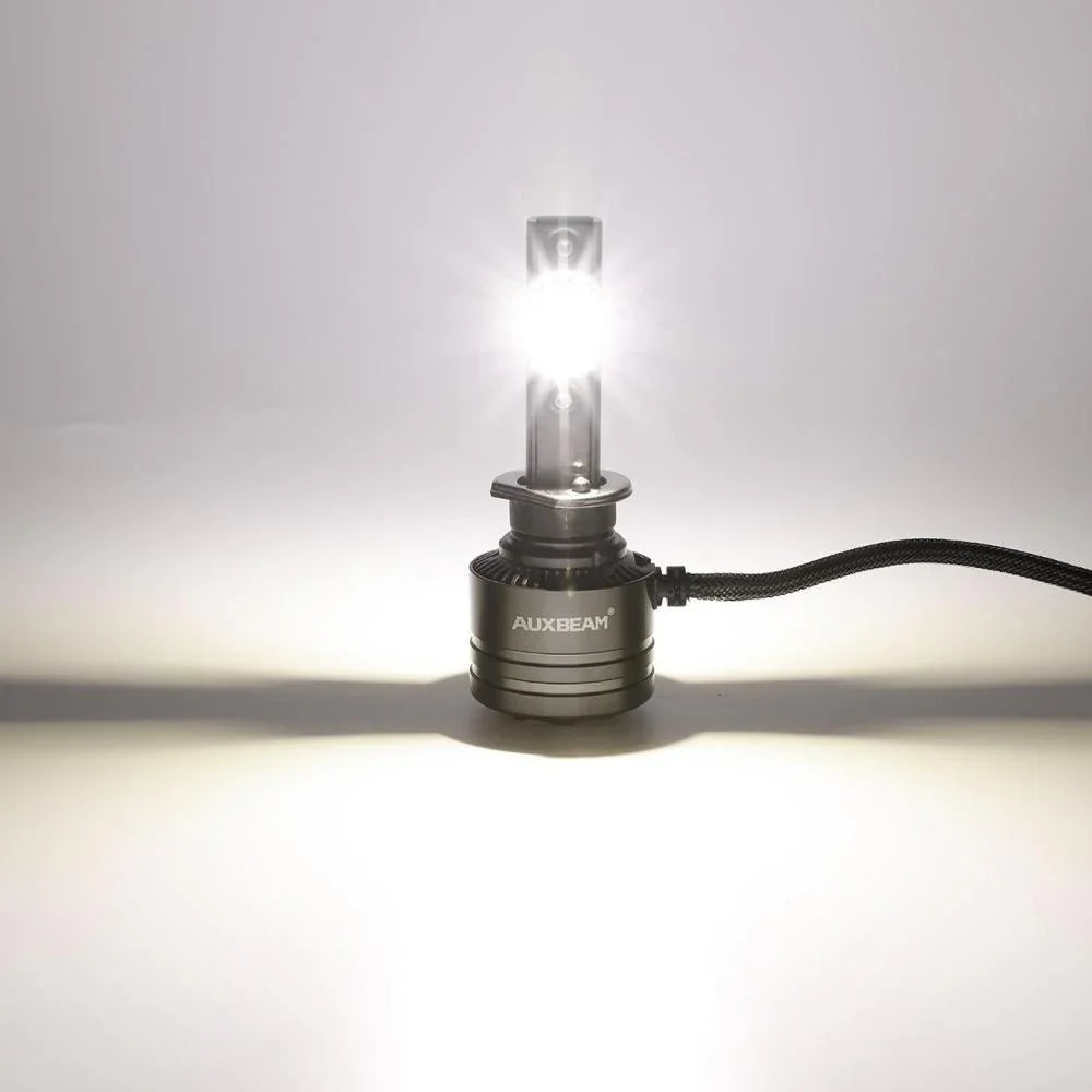 Auxbeam 4300K T1 Series LED light Bulbs 8000LM (2 Pcs)