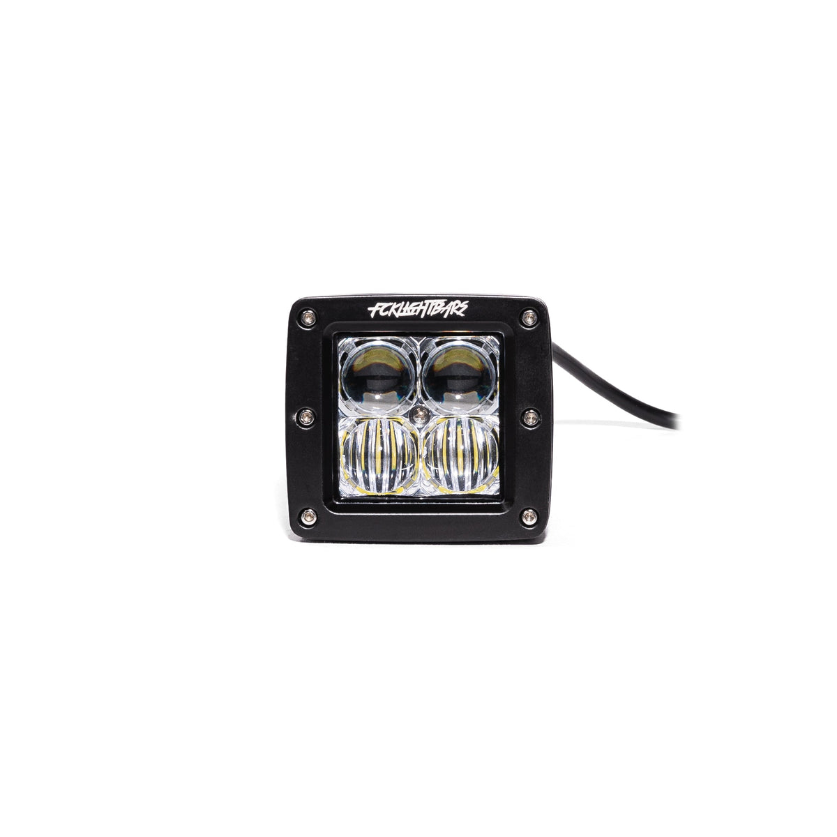 P-4 OSRAM 3" Cubes - FCK Lightbars LED pods included in vehicle specific light kits