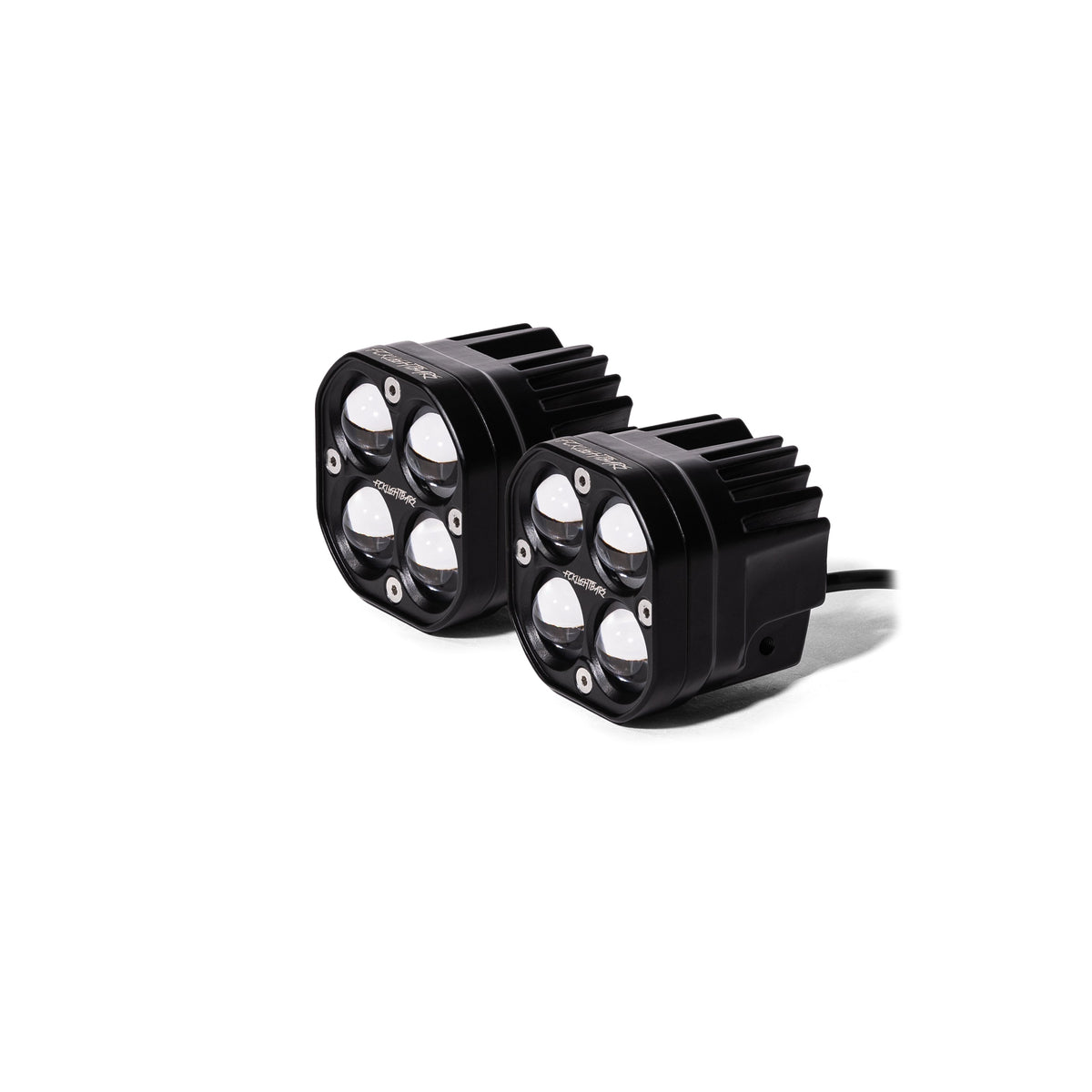 Hyper Series Amber/White Pods - FCK Lightbars LED pods included in vehicle specific light kits