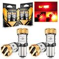 Auxbeam 1157 BAY15D LED Brake/Tail Light Bulbs 50W Red B21-PRO Series 2 Bulbs