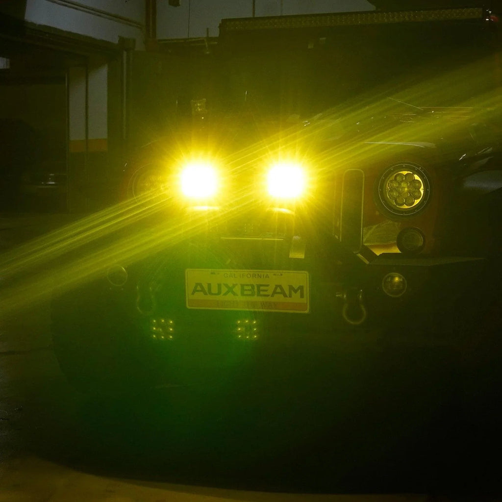5 Inch 110W White/Amber Spot Light LED Driving Lights for Toyota Tacoma