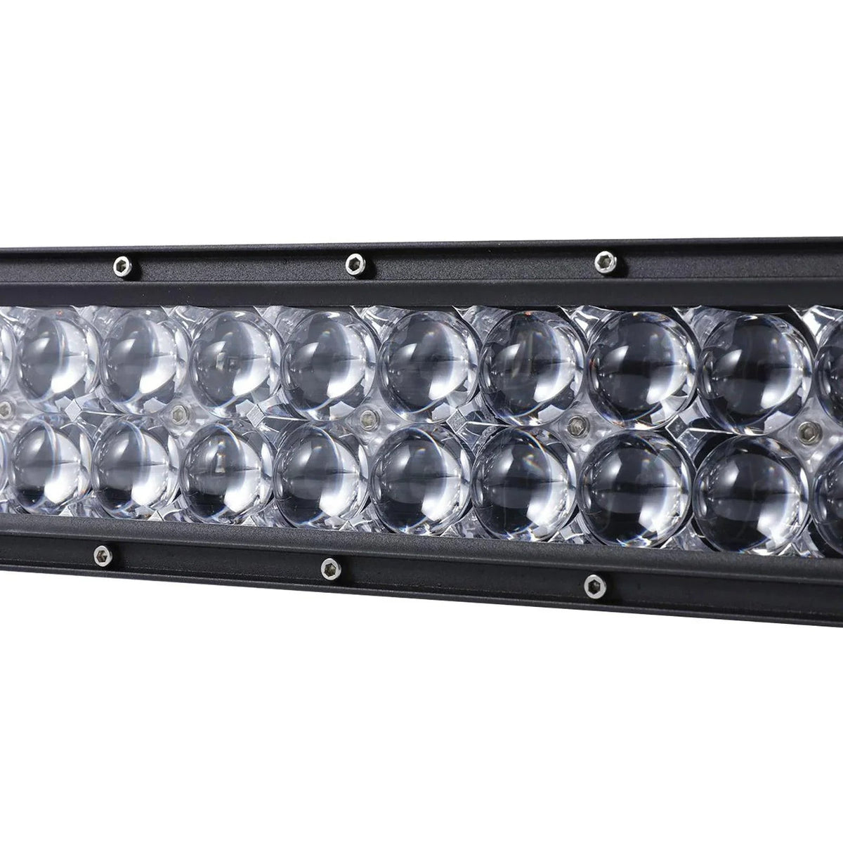 Auxbeam 52" Straight LED Light Bar & 4" LED PODS for Jeep Wrangler JK 2007~2017