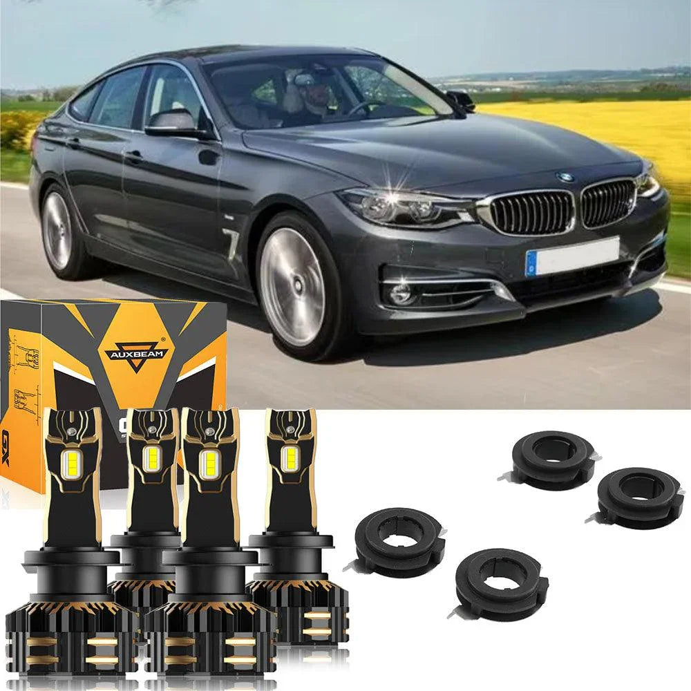 Auxbeam LED Headlight Bulbs Bundle for 2017 BMW 330i H7