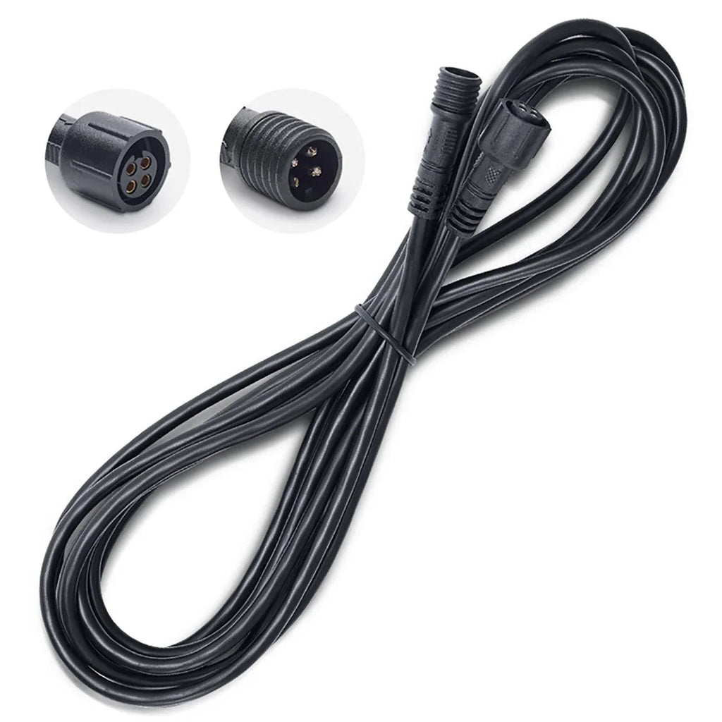 Auxbeam 10FT RGB Rock Light Extension Wire Cable - Only for 4 and 8 Pods RGB LED