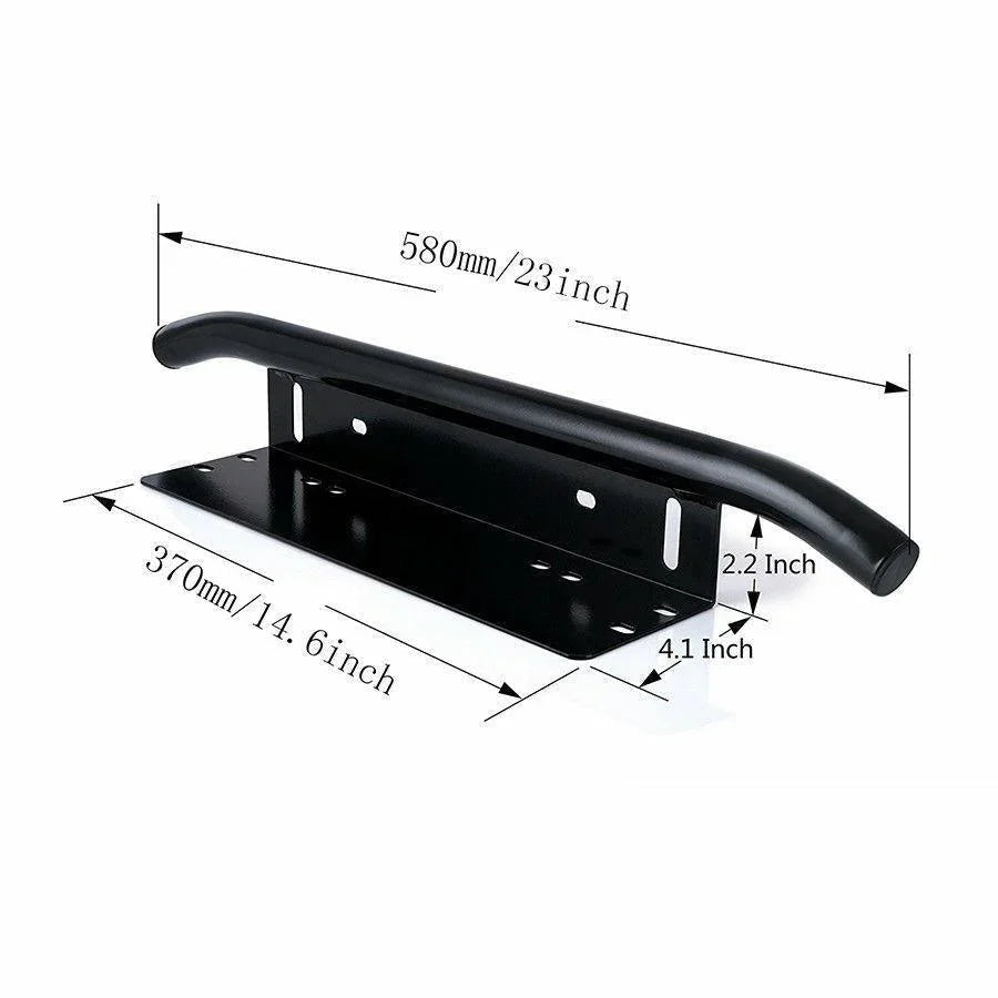 Auxbeam Universal Front Bumper License Plate Mount Holder