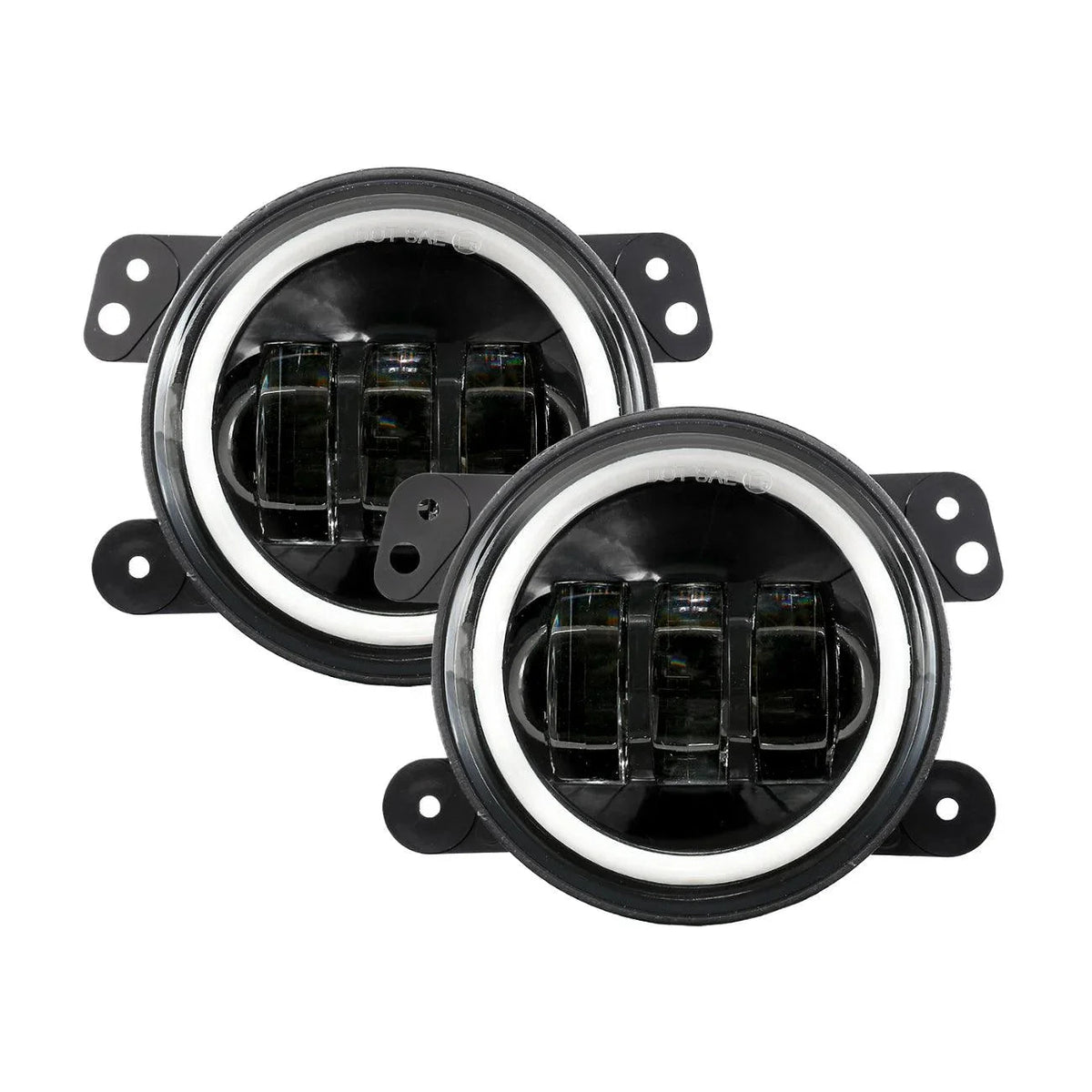 Auxbeam 7'' LED Halo Headlights for Jeep Wrangler2007-2018 JK