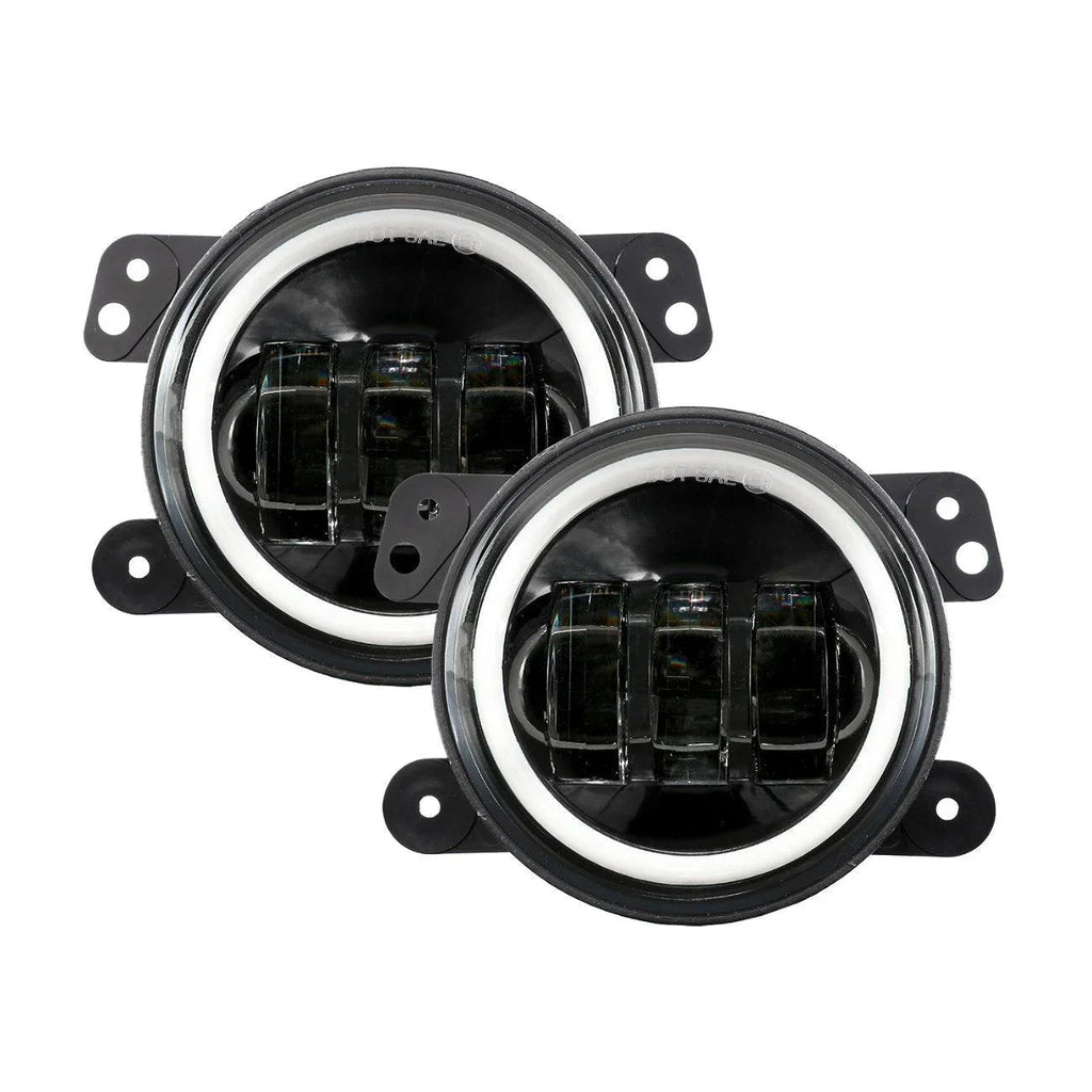 Auxbeam 7'' LED Headlight Replacement And 4'' 30W for Jeep Wrangler2007-2018 JK