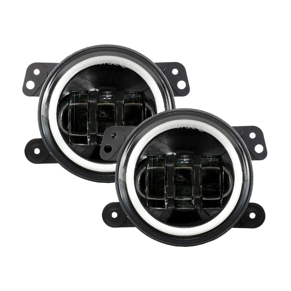 Auxbeam 7'' LED Headlight Replacement And 4'' 30W for Jeep Wrangler2007-2018 JK