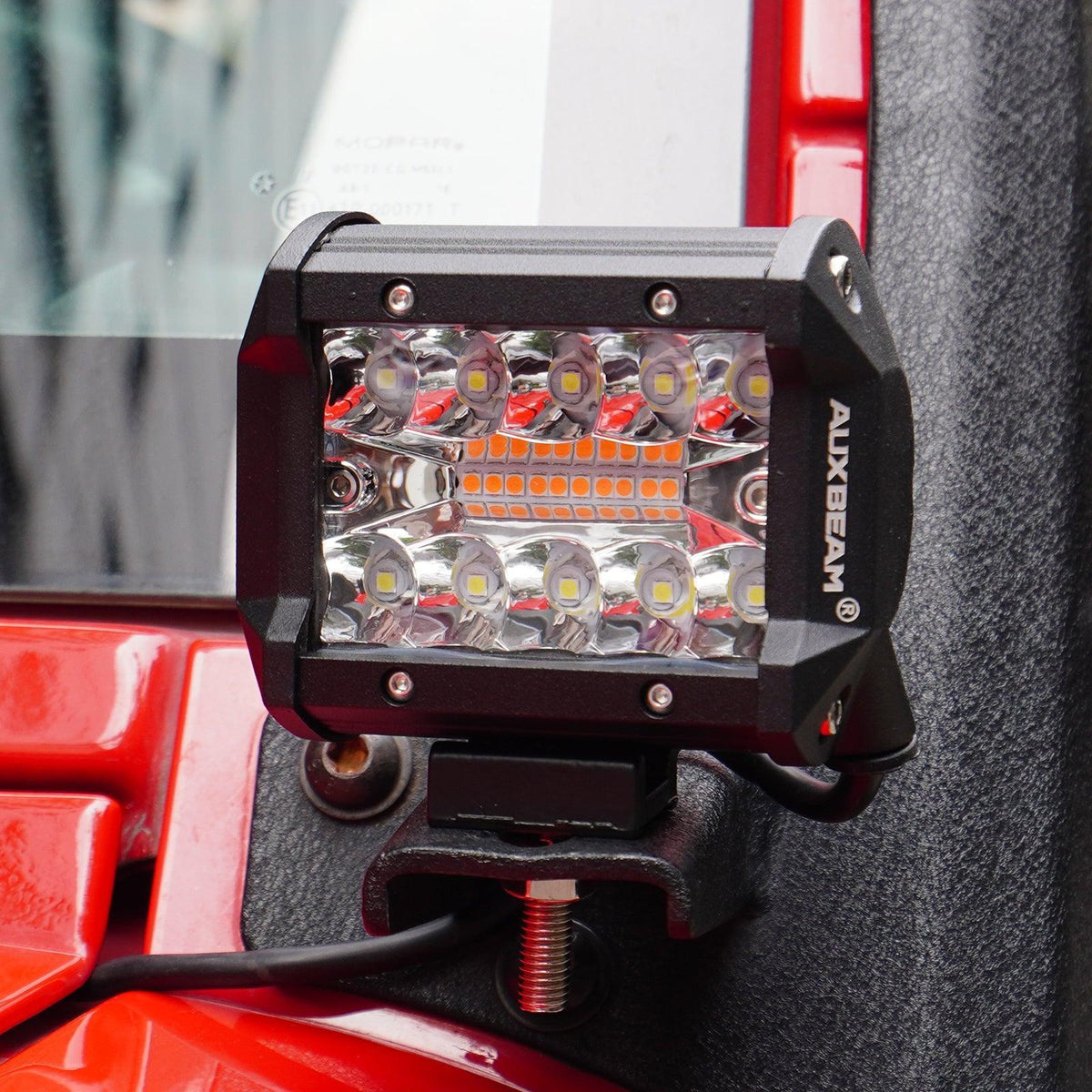 Auxbeam Series 3 Inch/4Inch/7Inch/12Inch/20Inch White&Amber LED Light Bar