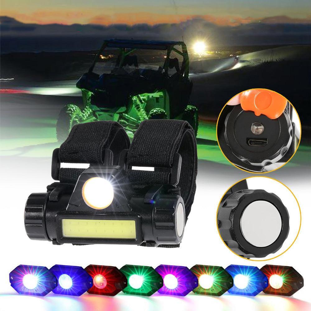 Auxbeam Dome Light UTV Interior Light Universal Roll Bar Cage Mount + RGB LED