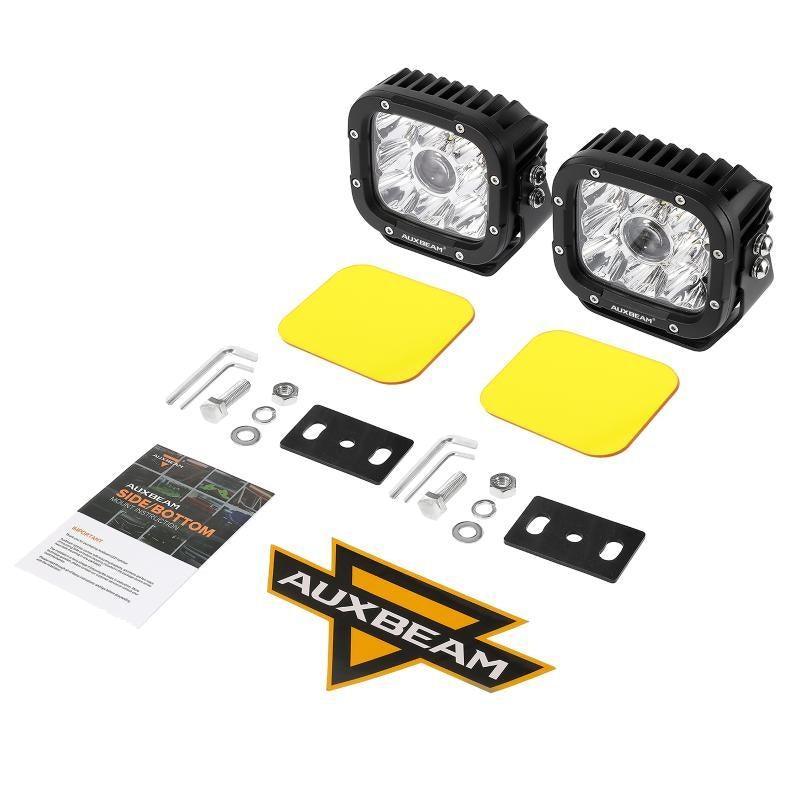 Auxbeam Additional Amber Covers for 5 Inch 110W White/Amber Spot LED Driving