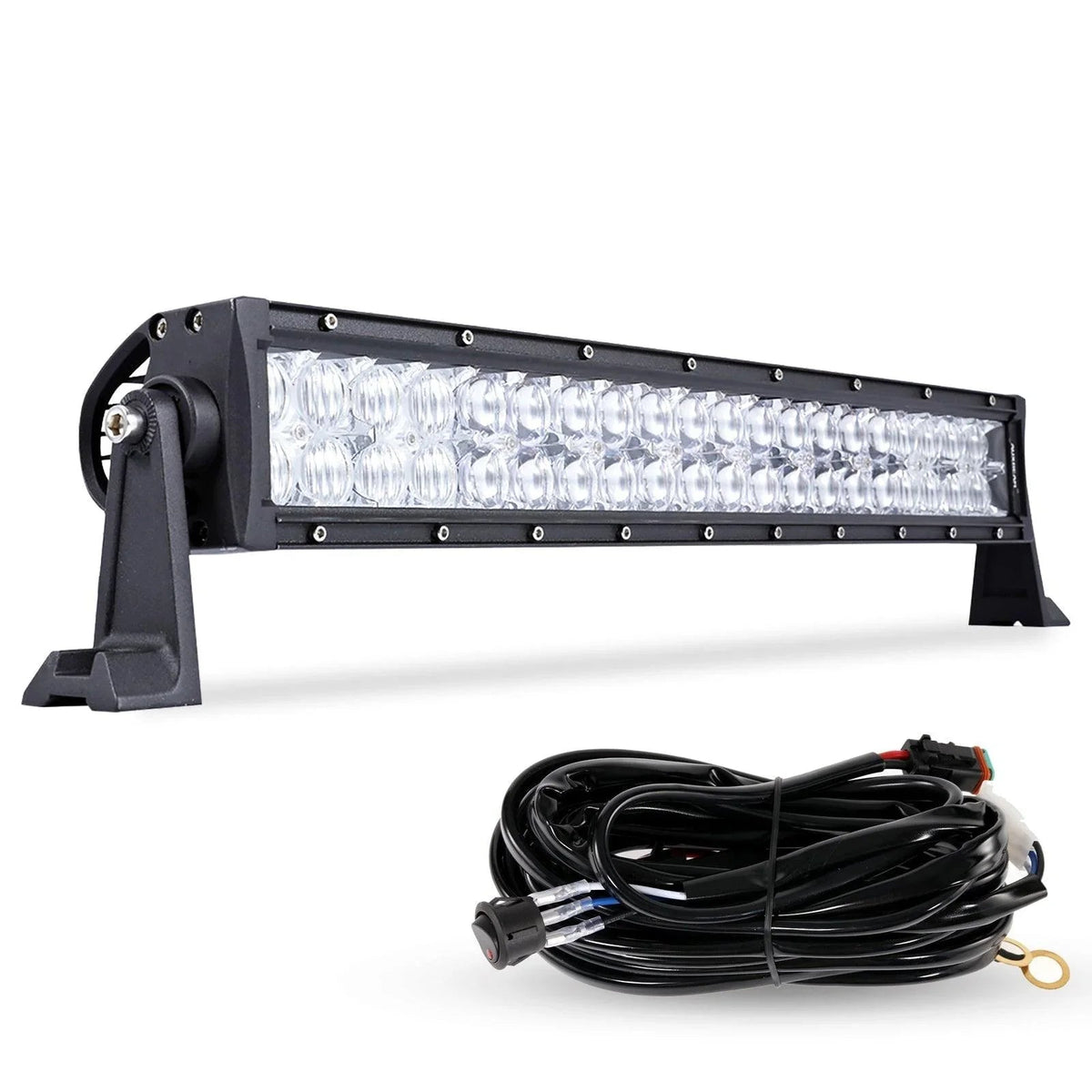 Auxbeam 22 Inch-52 Inch 5D Series Straight/Curved Combo Beam Double Row LED