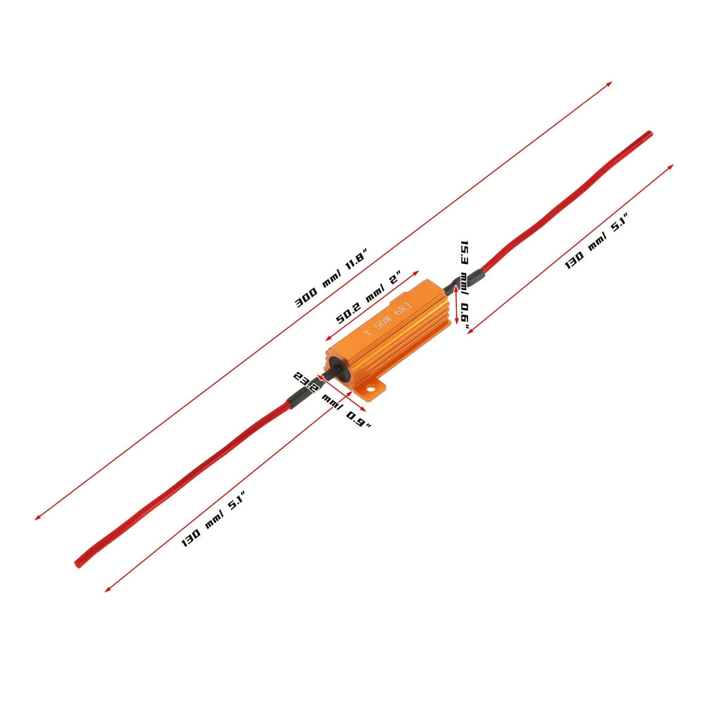 Auxbeam (DIY) Anti Flicker Resistors Decoder Avoid Fast Hyper Flash Turn Signal