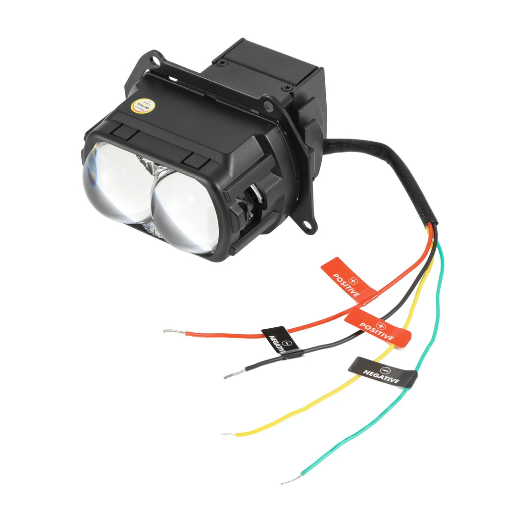 Auxbeam 3.5 inch 132W Hyperbolic Rectangular Bi-LED Projector Lens Headlight K9
