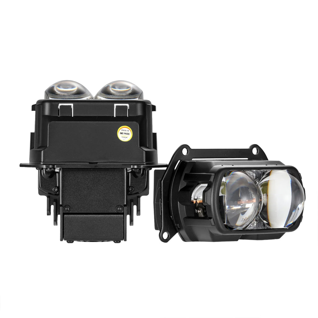 Auxbeam 3.5 inch 132W Hyperbolic Rectangular Bi-LED Projector Lens Headlight K9