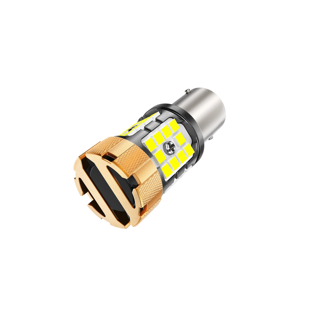 Auxbeam 1157 BAY15D LED Backup Reverse/Turn Signal/Brake Tail Light Bulbs 50W