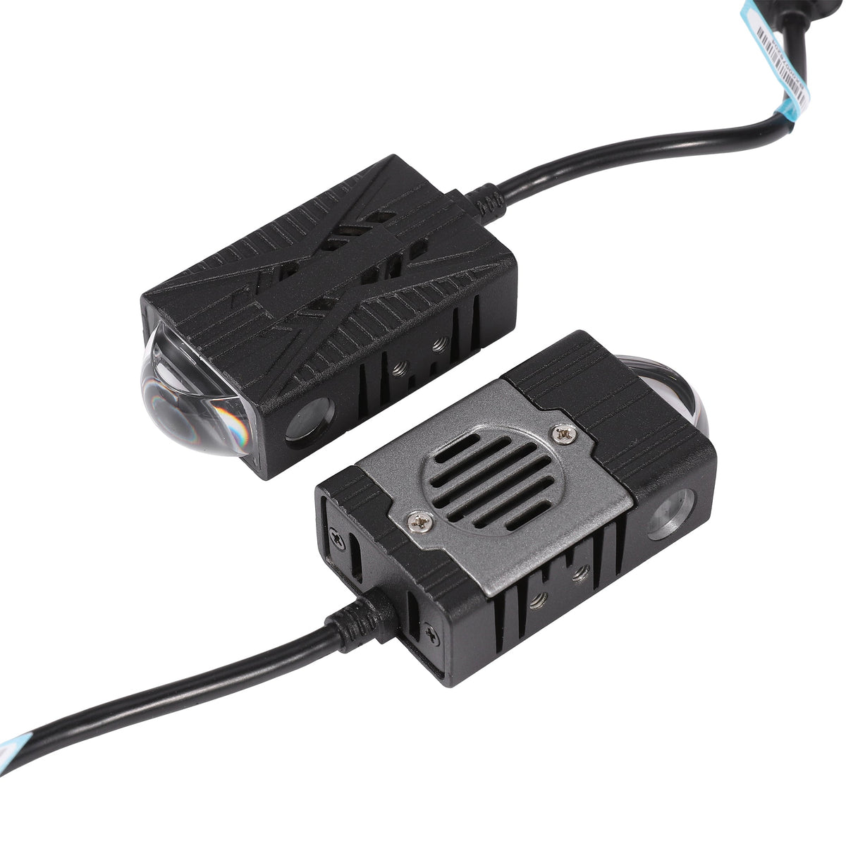 Auxbeam 0.82'' Dual-Color Bi-LED Grille Projector Lights – 6000K White / 3000K
