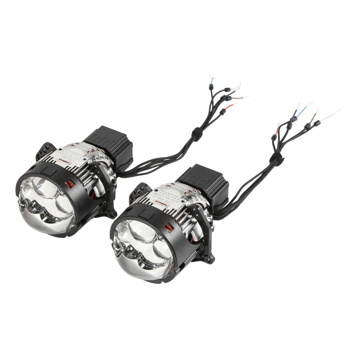 Auxbeam 3 Inch 158W Ultra-Brightness & Wider Light Pattern Triple Direct Bi-LED