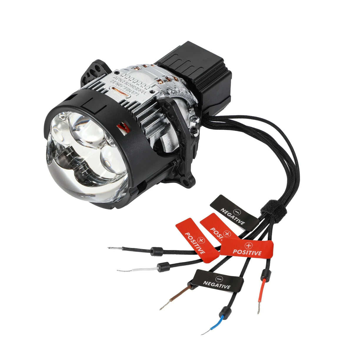Auxbeam 3 Inch 158W Ultra-Brightness & Wider Light Pattern Triple Direct Bi-LED