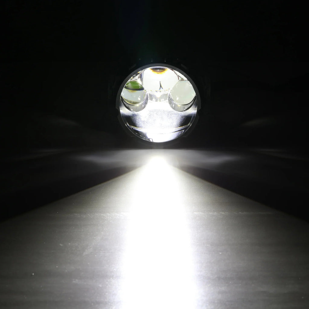 Auxbeam 3 Inch 158W Ultra-Brightness & Wider Light Pattern Triple Direct Bi-LED