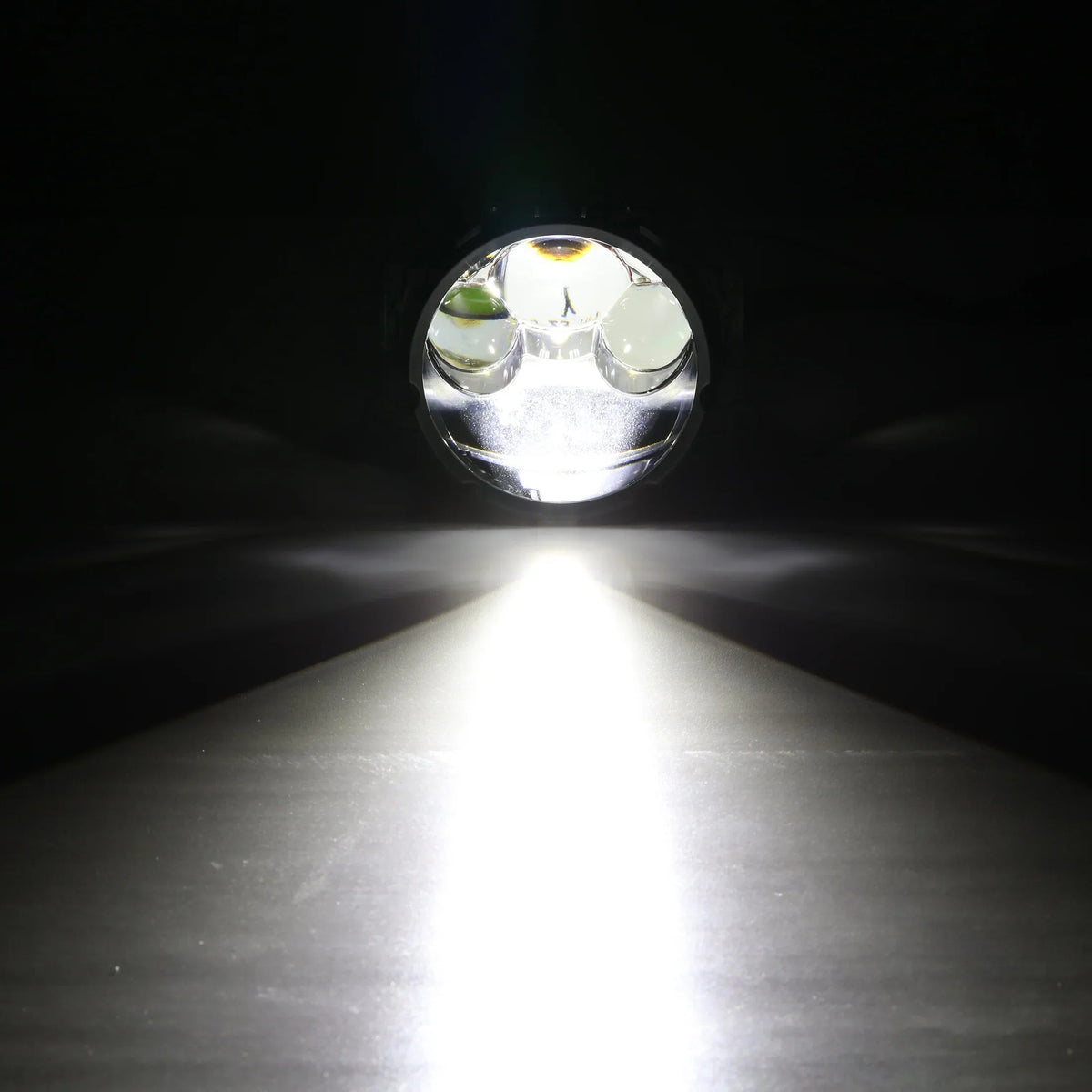 Auxbeam 3 Inch 158W Ultra-Brightness & Wider Light Pattern Triple Direct Bi-LED