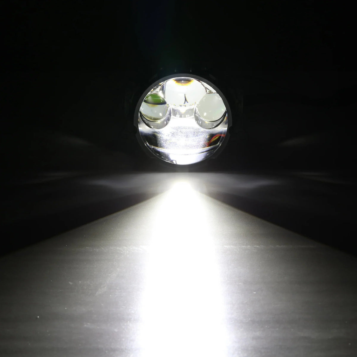 Auxbeam 3 Inch 158W Ultra-Brightness & Wider Light Pattern Triple Direct Bi-LED