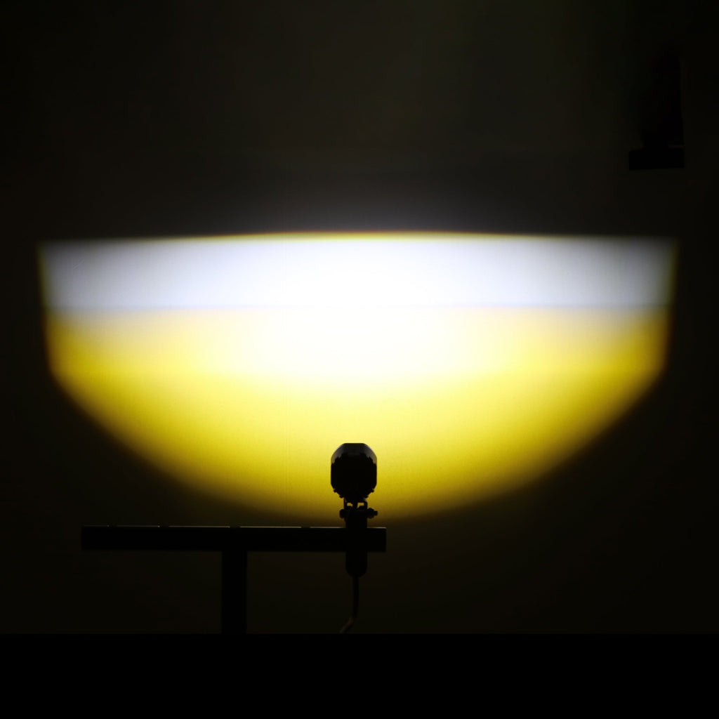 Auxbeam 2 Inch Mini Dual-Color Motorcycle LED Spotlight