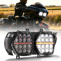 Auxbeam DOT Motorcycle LED Dual Headlight for 2015-2016 CVO Road Glide Ultra