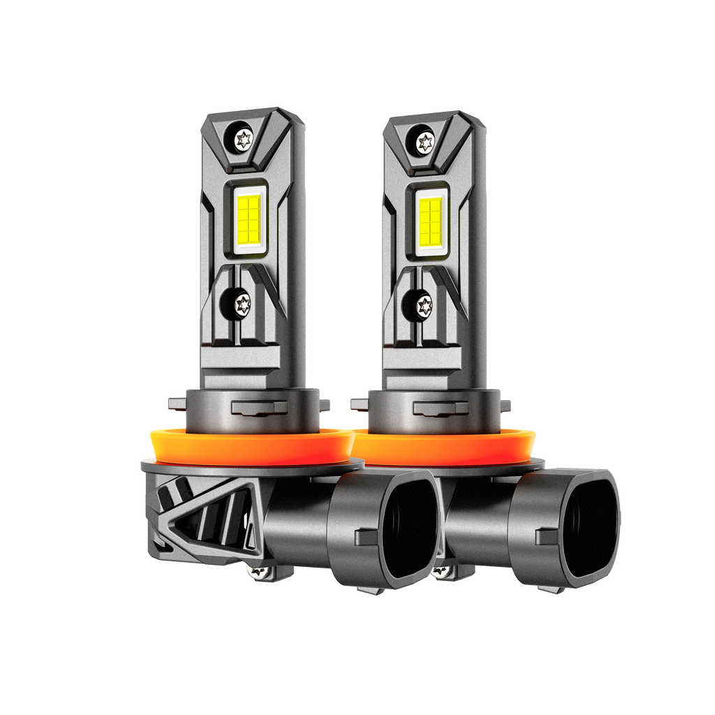 Auxbeam H11/H9/H8 LED Headlight Bulb 90W Q26S Series 1:1 Same OEM Size 2 Bulbs