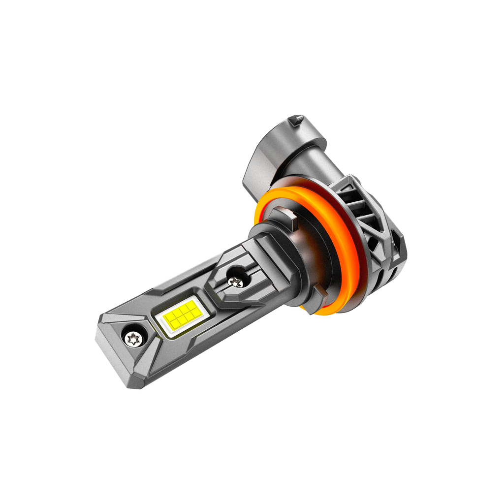 Auxbeam H11/H9/H8 LED Headlight Bulb 90W Q26S Series 1:1 Same OEM Size 2 Bulbs