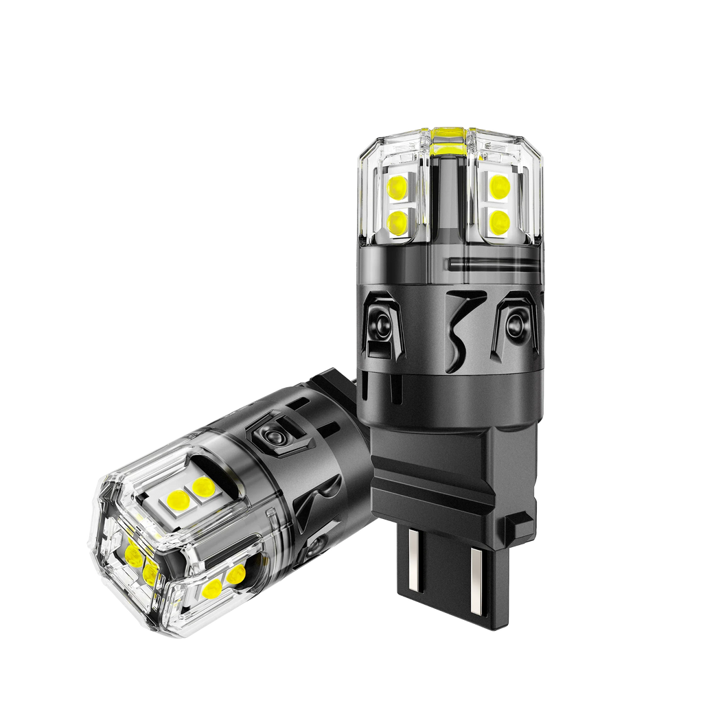 Auxbeam T25 3157 3156 LED Backup Reverse/Turn Signal/Brake Tail Light Bulbs 13W