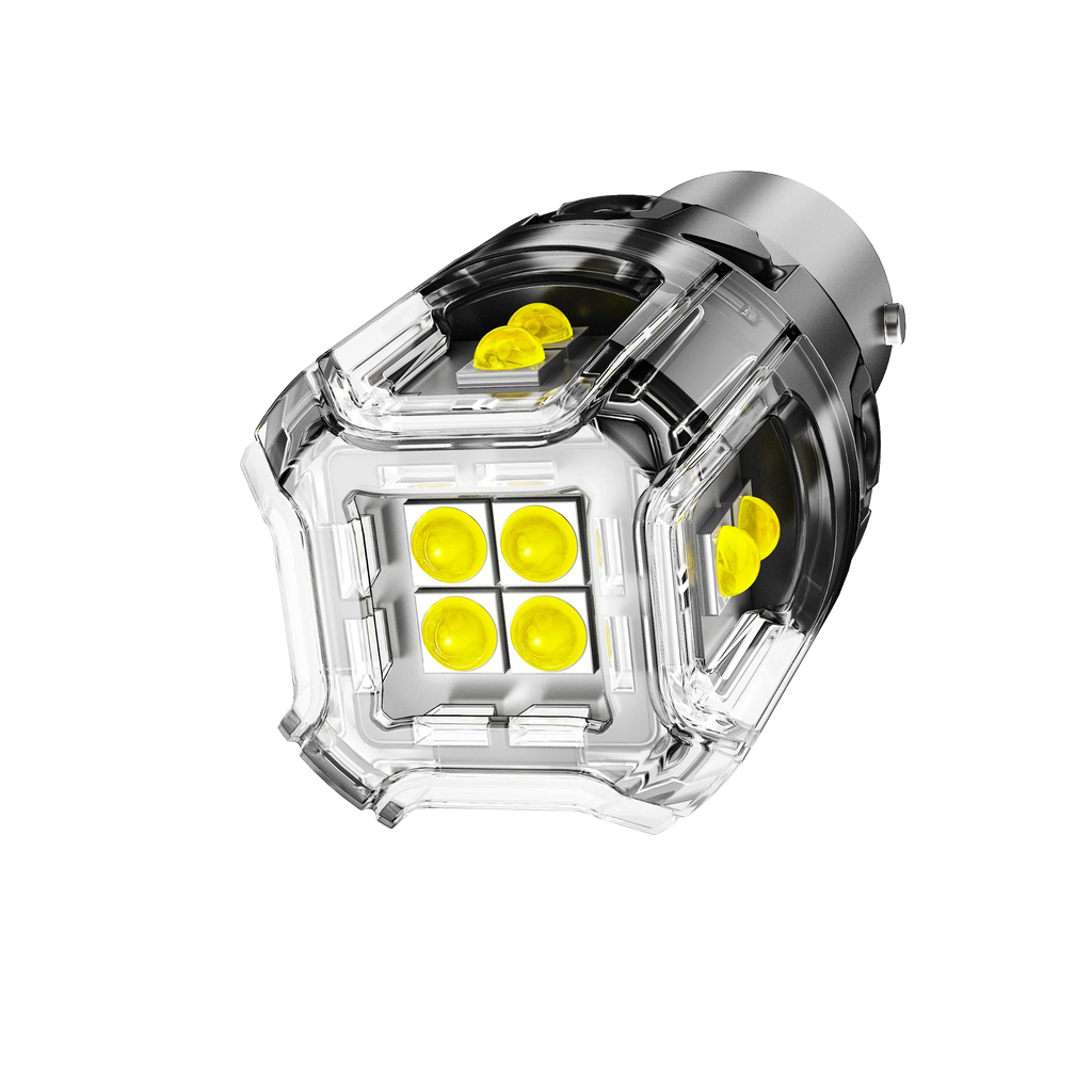 Auxbeam 1157 BAY15D LED Backup Reverse/Turn Signal/Brake Tail Light Bulbs 13W