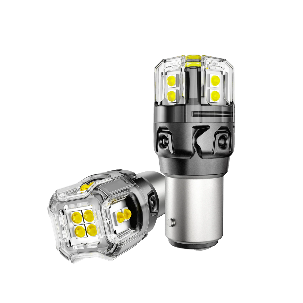 Auxbeam 1157 BAY15D LED Backup Reverse/Turn Signal/Brake Tail Light Bulbs 13W