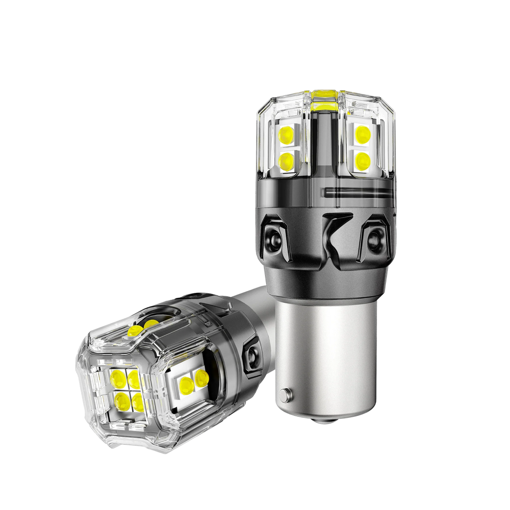 Auxbeam 1156 P21W BA15S LED Backup Reverse/Turn Signal/Brake Tail Light Bulbs