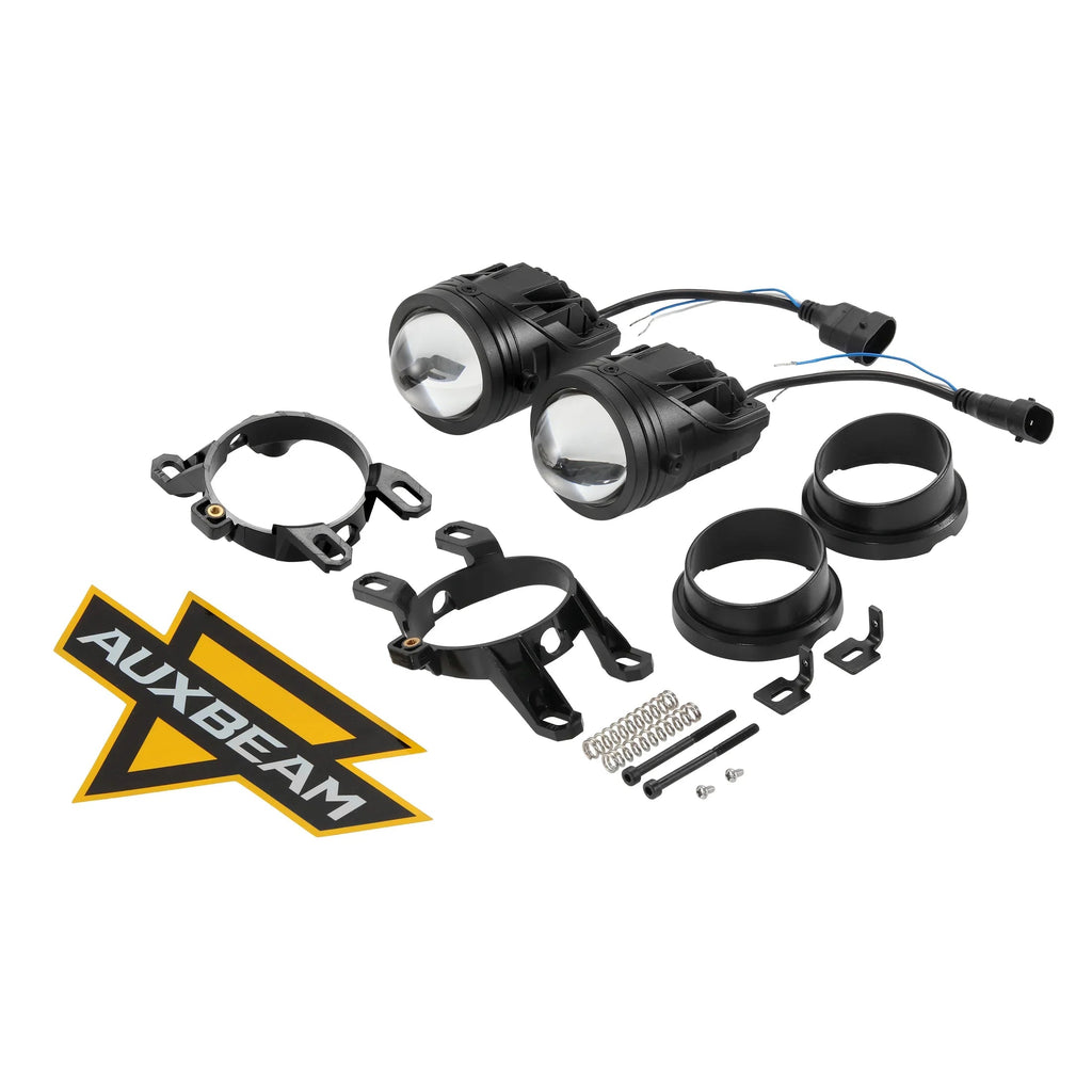 Auxbeam 2 Inch 70W Bi-LED Projector Lens Fog Light 6000K HD Lens for Toyota