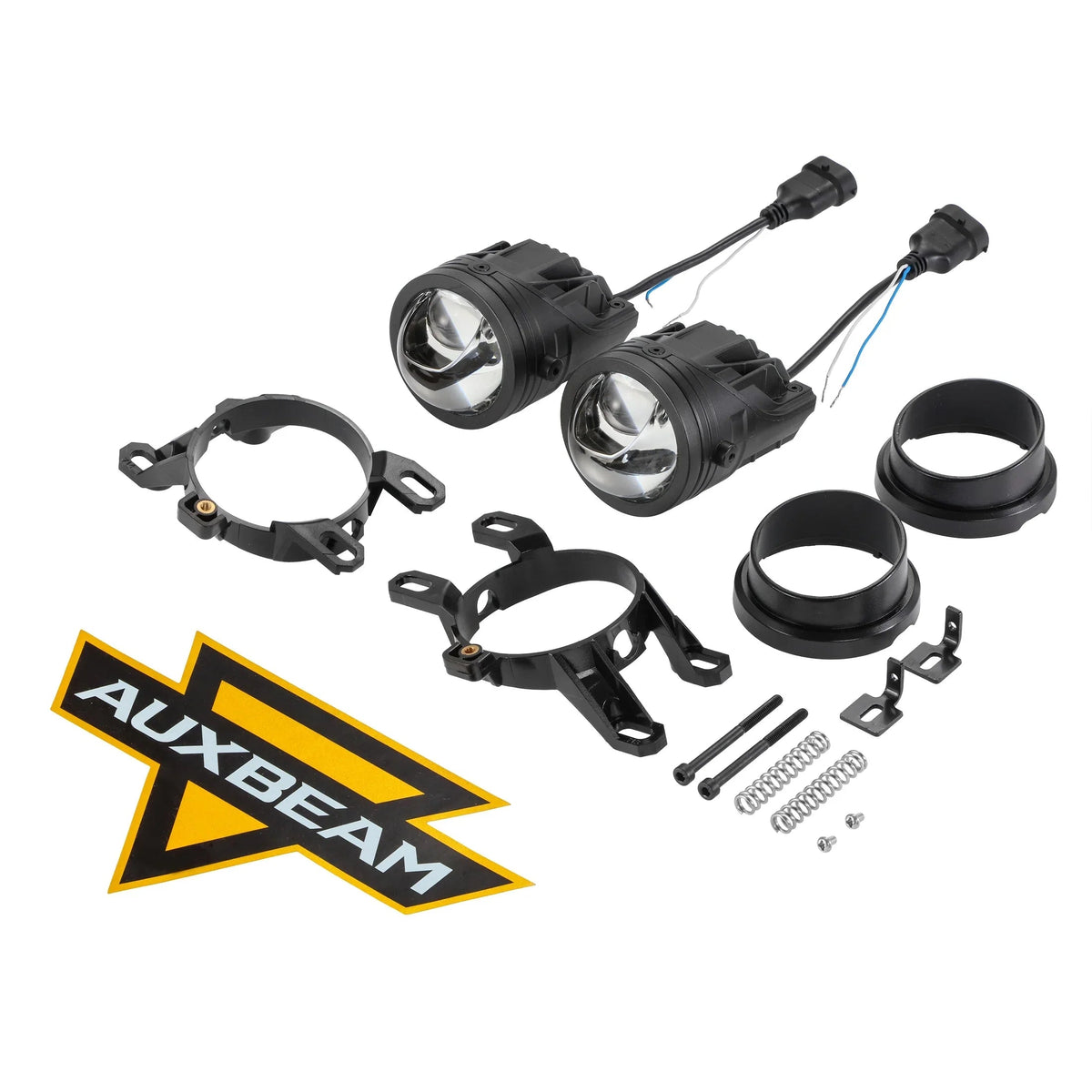 Auxbeam 2 Inch 80W Bi-LED Projector Lens Fog Light 6000K Hyperboloid for Toyota