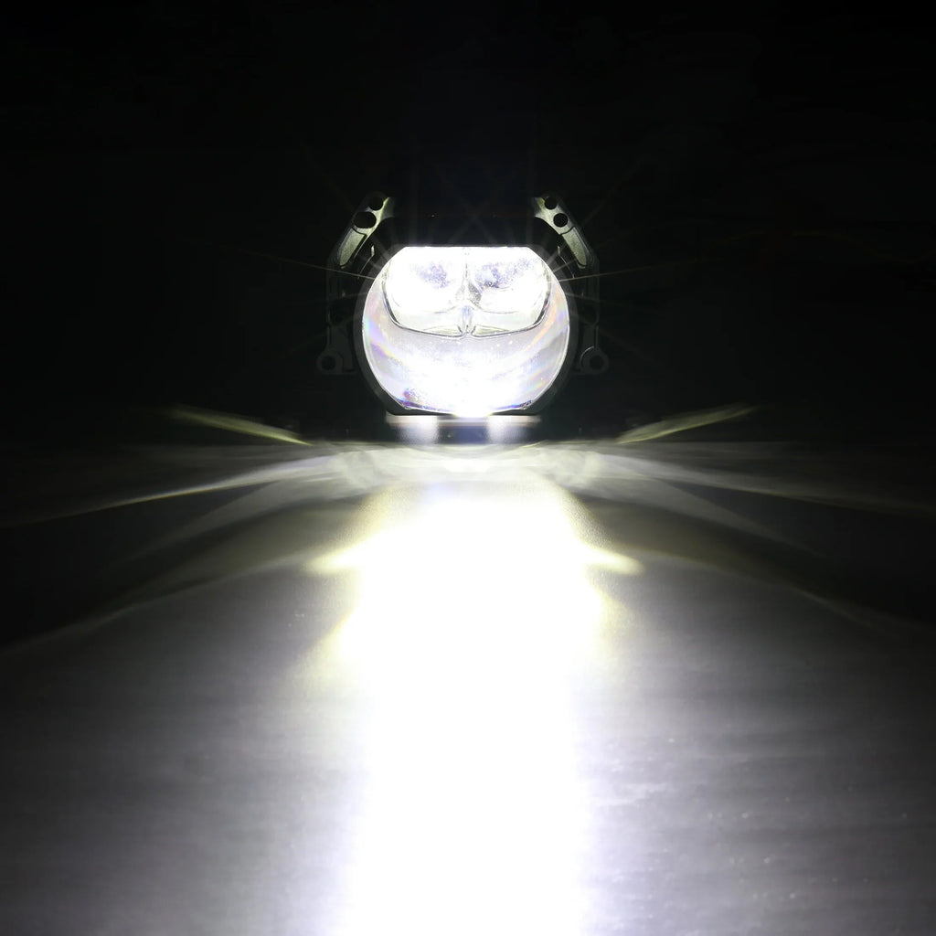 Auxbeam 3 Inch 144W 6000K Hyperboloid Bi-LED Projector Lens Headlight