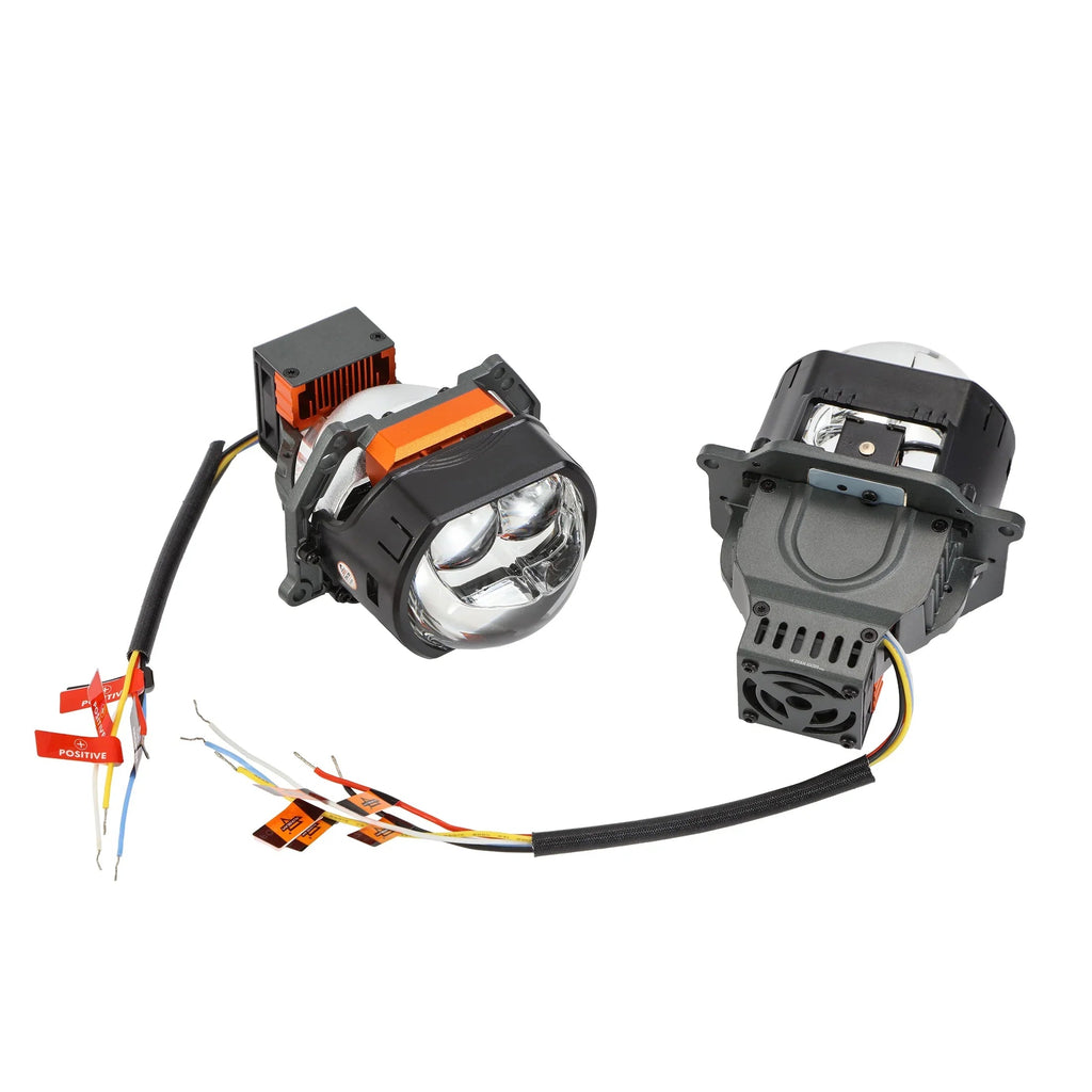 Auxbeam 3 Inch 144W 6000K Hyperboloid Bi-LED Projector Lens Headlight