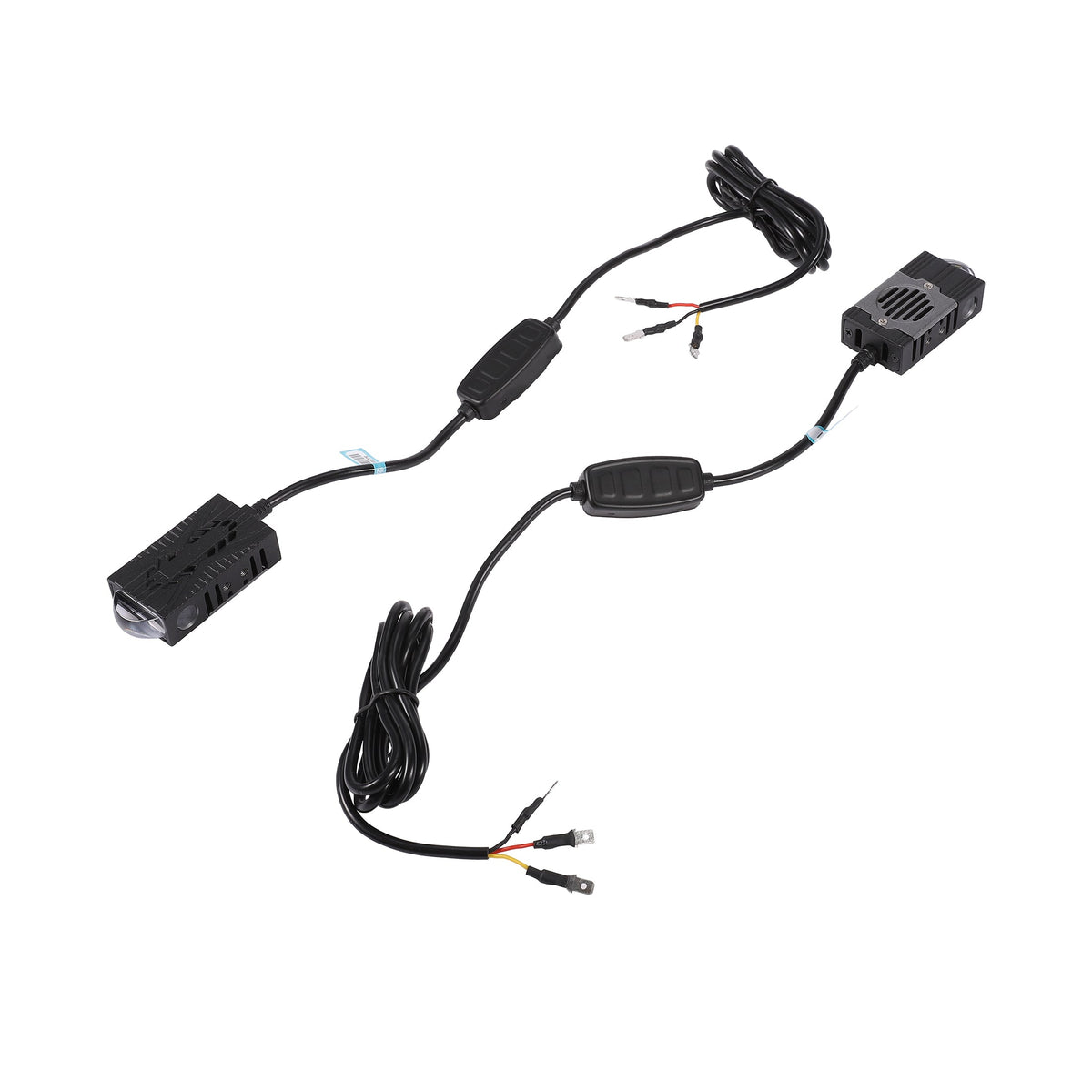Auxbeam 0.66'' Dual-Color Bi-LED Grille Projector Lights – 6000K White / 3000K
